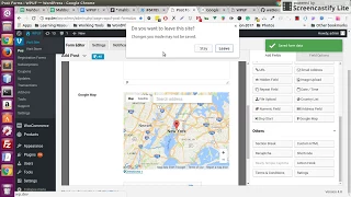 How to configure google map with WP User Frontend