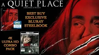 A Quiet Place - Best Buy Exclusive Bluray Steelbook & 4K Ultra HD - Unboxing + Review | BLURAY DAN