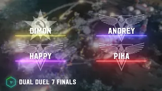 Dimon & Happy vs Andrey & PiKa - Dual Duel 7 Finals - Red Alert 3