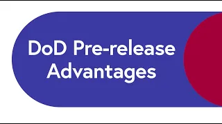 DoD Pre-release Advantages – Rob's Research