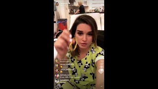 Ксюша Бородина с дочерьми, прямой эфир Instagram 06-04-2018