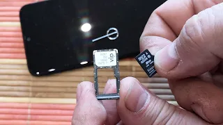 Xiaomi redmi note 7 how to insert sim card and sd memory card