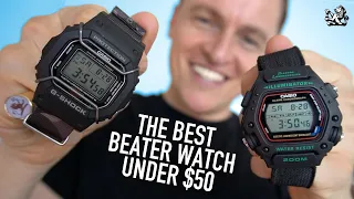 9 Reasons This Is The BEST Beater Watch Under $50 You Should Own: G-Shock DW5600E-1V vs Casio DW290