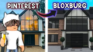 BUILDING A PINTEREST HOUSE IN BLOXBURG