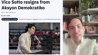 VICO SOTTO RESIGNS FROM ISKO-led PARTY
