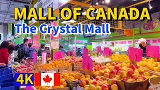 The Crystal Mall | Vancouver Shopping Mall Walk | Relaxing walk in Vancouver Canada | 4K