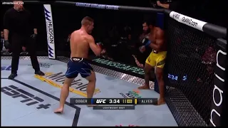 Drew Dober finishes Alves with a clean body shot KO: UFC 277