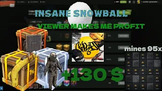 INSANE SNOWBALL WITH MY VIEWER [130+$] banditcamp