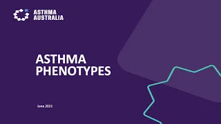 Asthma Phenotypes