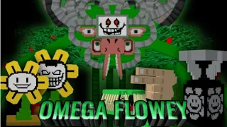 Omega Flowey/Folwey the Flower Add-On in Minecraft (PE/BE)