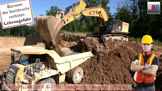 CATERPILLAR 390F & 2x 770G Steinbruch / Quarry, 2020. #2