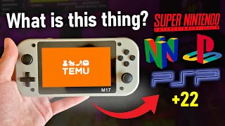 Trying a Mysterious $46 Handheld From Temu... (M17 Retro Handheld Console)