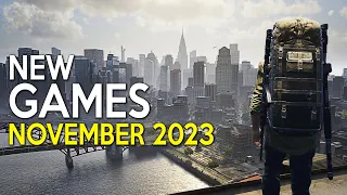 NEW GAMES coming in NOVEMBER 2023 with Crazy NEXT GEN Graphics