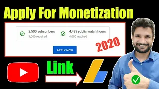 How To Apply For Monetization in 2020 | after completed 1000 Subscribers and 4000 hours watch time