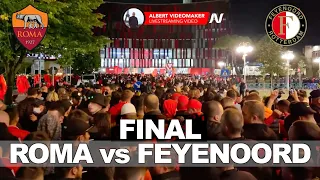 Roma vs Feyenoord - Europa Conference League Final in Tirana (Emotions Before the Match)