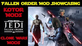Star Wars Jedi Fallen Order Mod Showcasing | Kotor Mods | Clone War Mods | How to Add Mods