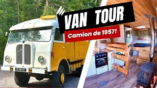 VAN TOUR | BACK IN TIME | Full tour of 1957 Swiss military truck!