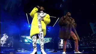 Wizkid and Tems performance at the 02 arena, UK