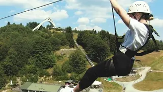 Sky Fly - die neue Zipline im Skiliftkarussell Winterberg