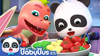 🐼 Me Encantan las Verduras🥕🥦 | Canciones Infantiles | Videos para Niños | BabyBus en Español