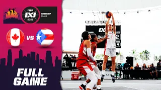 Canada v Puerto Rico | Full Game | FIBA 3x3 AmeriCup 2021