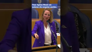 Fleur Agema(PVV) woest omdat ouderen in NL vergeten worden.