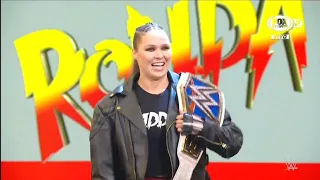 Entrada Ronda Rousey nueva Campeona Femenina de Smackdown - WWE Smackdown 13/05/2022 (En Español)