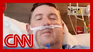 Unvaccinated man in ICU shares heartbreaking Covid-19 video diary