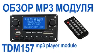 Обзор модуля TDM 157 mp3 player module