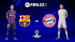 FIFA 23 PS5 | Barcelona vs Bayern Munich | UEFA Champions League | 4K Gameplay
