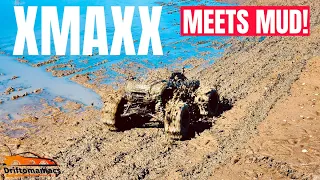 Xmaxx RC Driving On Water & Mud Bogging