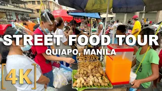 Filipino Street Food Tour at Quiapo Manila | 100th Episode + New Channel - EATS A TRIP | Philippines