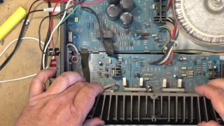 NAD 214 Static in Left Channel