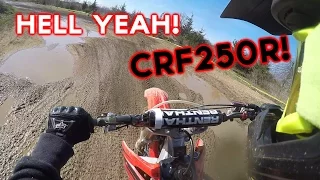 First Time Riding a 2007 CRF250R!