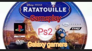 04 Jogando o joguinho Ratatouille de ps2 gameplay