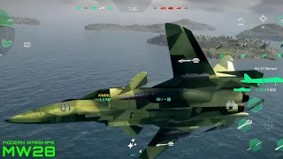 Modern Warships SU 47 BERKUT tier 2 best strike fighter modern warships gameplay