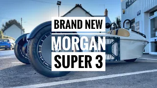 Brand new Morgan Super 3 drive and walk around