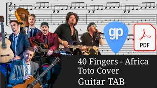 40 FINGERS - Africa (TOTO) Guitar Tabs [TABS]