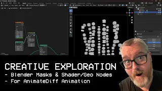 Blender Animated Masks - Shader/Geometry Nodes for AnimateDiff Animation in ComfyUI