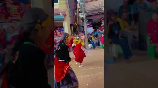 Nepali cute girls dancing in deusi bhailo program- Nepali song