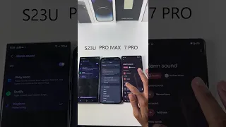 S23 Ultra VS Pixel 7 Pro Vs IPhone 14 Pro Max - Default Alarms