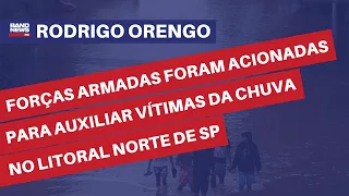 Forças Armadas auxiliam vítimas da chuva no litoral de São Paulo | Rodrigo Orengo