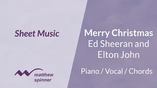 Ed Sheeran and Elton John - Merry Christmas 🎼 Sheet Music