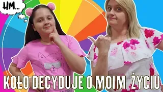 KOŁO FORTUNY DECYDUJE O MOIM ŻYCIU PRZEZ 24H 😂 CZY ŻAŁOWAŁAM TEGO ❓