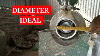 Diameter Outlet Yang Ideal Pada Giling Padi N70