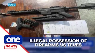 Authorities prepare illegal possession of firearms case vs Teves