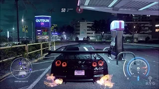 Need for Speed Heat - 1239 BHP Nissan GT-R Premium 2017 - Police Chase & Free Roam Gameplay HD