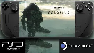 Shadow of the Colossus - How It Runs on Steam Deck (RPCS3 Emulator)