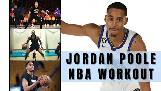 Jordan Poole FULL NBA WORKOUT/TRAINING - The Smoothest Game In The League #NBA