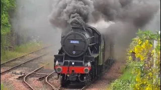 A VERY SOOTY BLACK 5 Including A Water Refill AND Two CLASS 47/57s At Carlisle!! | 25/5/24.